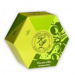 Saponetta rotonda Colonia e Pompelmo 150 grammi con scatoletta esagonale